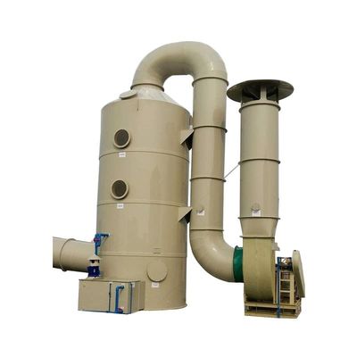 4000 mm de altura torre de purificación de gas de pulverización húmeda para el control de la contaminación del aire