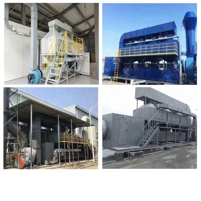 Oxidante térmico regenerativo RTO para el control y tratamiento de los gases de desecho Peso 1500 kg
