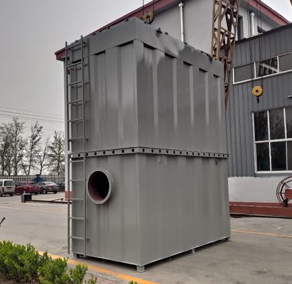 Sistema industrial de control de polvo con área de filtro de 18 m2 y limpieza automática de chorros de pulso