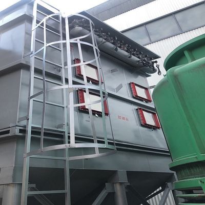 Sistema industrial de control de polvo con área de filtro de 18 m2 y limpieza automática de chorros de pulso