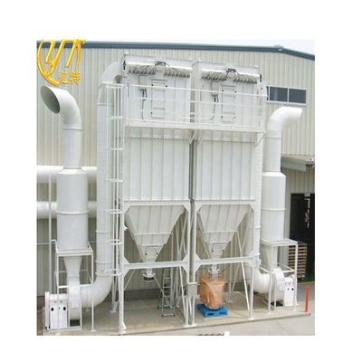 Sistema industrial de control de polvo con área de filtro de 18 m2 y limpieza automática de chorros de pulso