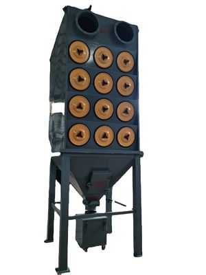 Recolector de polvo de bolsas de filtro de 160 piezas para aumentar la eficiencia del sector industrial chino