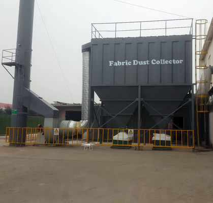 Protección del medio ambiente industrial Recolector de polvo de filtro de bolsas portátiles con taller de 18 m2