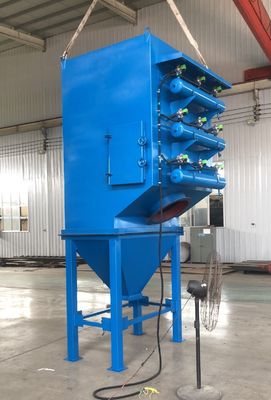 Extractor de polvo de filtro de cartucho con potencia de 15 kW y tamaño mínimo de partícula de 0,3 micrones
