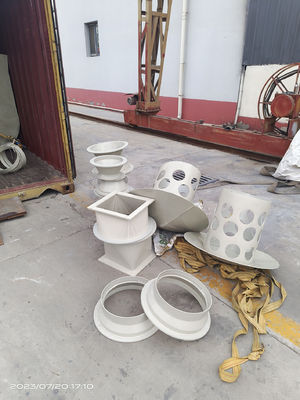 Flanca de codo de conducto de tubería de acero inoxidable de acero al carbono de PP para proyectos de construcción