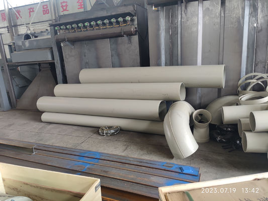 Flanca de codo de conducto de tubería de acero inoxidable de acero al carbono de PP para proyectos de construcción