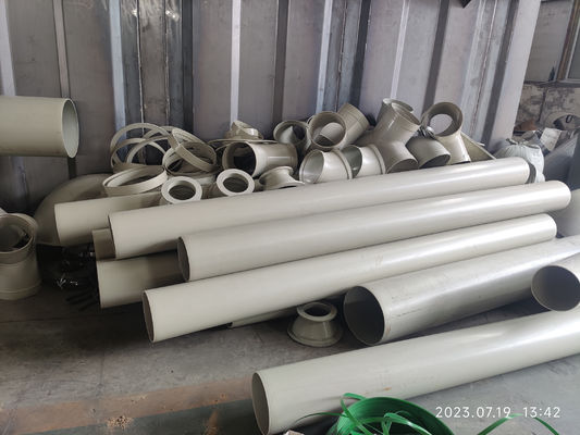 Flanca de codo de conducto de tubería de acero inoxidable de acero al carbono de PP para proyectos de construcción