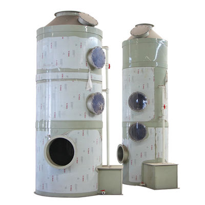 4000 mm de altura PP HCL Fumes Scrubber para un tratamiento y eliminación eficaces de los gases de escape