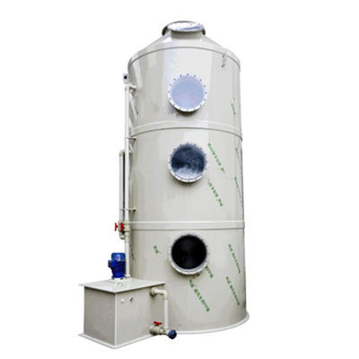 4000 mm de altura PP HCL Fumes Scrubber para un tratamiento y eliminación eficaces de los gases de escape