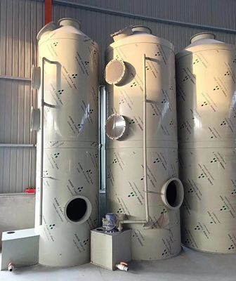 4000 mm de altura torre de purificación de gas de pulverización húmeda para el control de la contaminación del aire