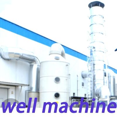 Torre de pulverización de limpieza de gas de columna de limpieza húmeda de 400 kg con una eficiencia de purificación del 80%