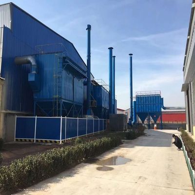 Estructura de casa de bolsas para el tanque de eliminación de cemento en la parte superior del almacén Construcción duradera