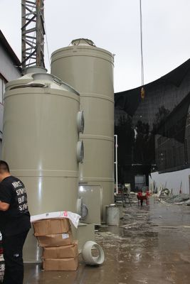 400 kg de potencia de la bomba 2,2 kW Columna de absorción del limpiador húmedo para el limpiador de gases del limpiador de CO2