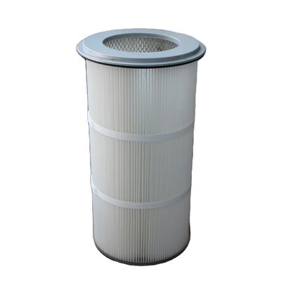 0Filtro de cartucho de aire plissado porosidad.3um para filtración de polvo en plantas de fabricación