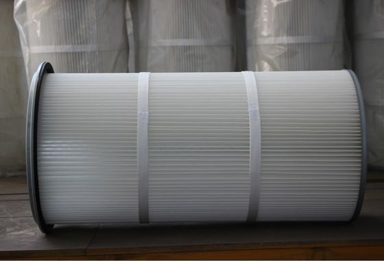 Filtro de aire plissado HEPA profesional de fibra de vidrio de poliéster para colector de polvo D325*1000 mm