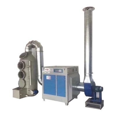 Purificación de gases de combustión industriales Lavadora húmeda con alto flujo de aire y diseño personalizado