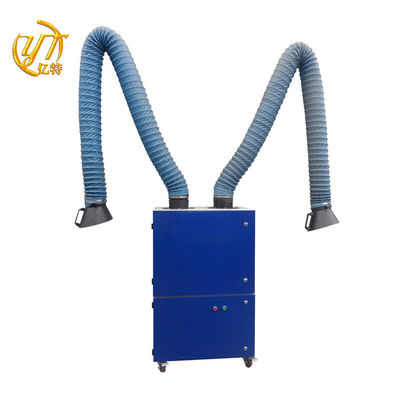 Extractor de humo de soldadura de doble brazo 3kw para un ambiente de trabajo más limpio y saludable
