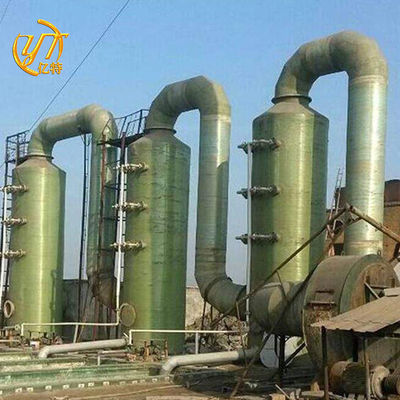 Lavadoras de gas industrial SO2 de alta purificación Torre de desulfuración de acero al carbono OEM