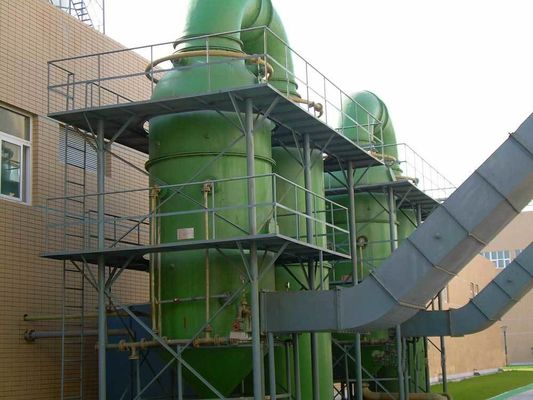 Lavadoras de gas industrial SO2 de alta purificación Torre de desulfuración de acero al carbono OEM