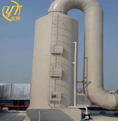 YT-04PL2500 Recolector de polvo de limpieza húmeda de ventilador de 18,5 Kw y material de polipropileno