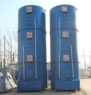 Columna de adsorción industrial para la purificación de gases de desecho en grandes cantidades