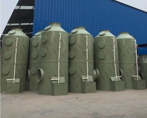 Sistema de recolección de polvo húmedo industrial de 40 mm equipado con depurador de polipropileno