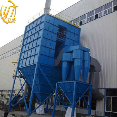 Proceso de limpieza del viento Bolsa de filtro de chorro de aire Recolector de polvo para horno rotativo de 3kw