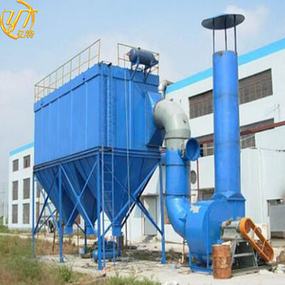 Proceso de limpieza del viento Bolsa de filtro de chorro de aire Recolector de polvo para horno rotativo de 3kw