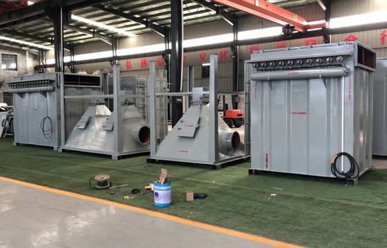 Filtración de gases de escape industriales Colector de polvo blanco de 24 piezas con tecnología de cartucho