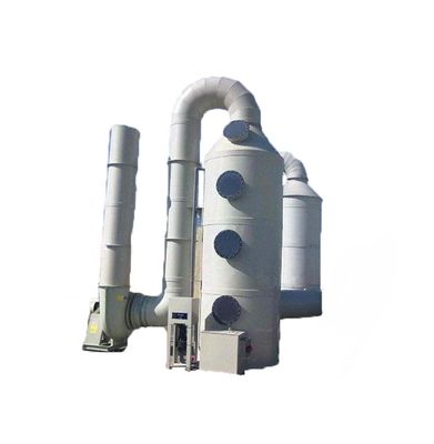Columna de absorción de embalaje de gas para la depuración de gases de la limpieza de aire industrial de 32 mm gris
