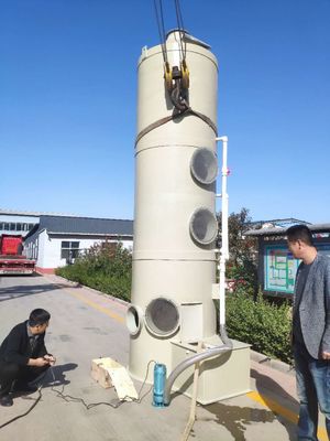 4 mm-15 mm de espesor Tratamiento de gases de desecho Gas de combustión Ácido de combustión Purificador húmedo Torre de purificación
