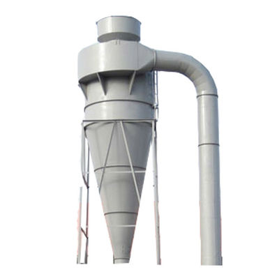 Recolector de polvo de ciclón para molino de harina Tamaño mínimo de partículas 0.3 Micron Bajo mantenimiento