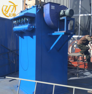 2800-3150m3/h Volumen de aire Industrias del cemento Filtro de polvo de harina Máquina de succión de acero al carbono