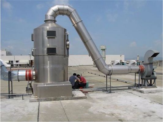 Lavadoras de residuos industriales para la extracción de líquidos Torre de absorción de rociadores químicos