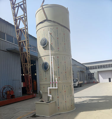 3259-5225 m3/h Torre de absorción de gas para el tratamiento efectivo de CO2 y SO2 de los gases de escape