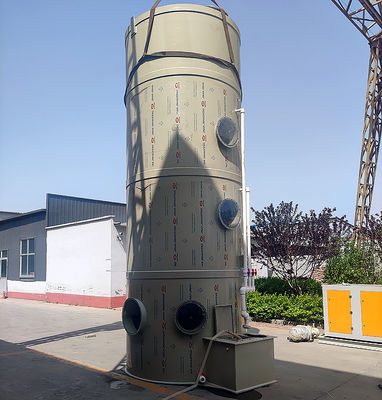 3259-5225 m3/h Torre de absorción de gas para el tratamiento efectivo de CO2 y SO2 de los gases de escape