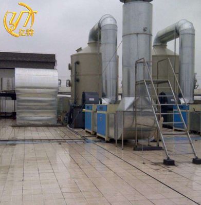 Recolector de polvo industrial de 600 kg Lavadora húmeda para el tratamiento de niebla ácida Personalizable