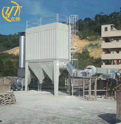 Sistema de filtración Colector de polvo industrial con 63 m2 de superficie de filtración
