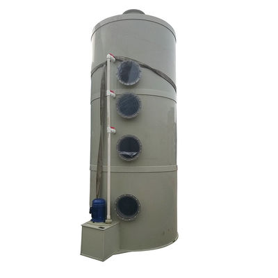 Columna de absorción de los gases de combustión industriales del limpiador húmedo de PP de 3000 mm de diámetro