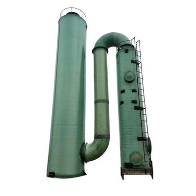 Columna de absorción de los gases de combustión industriales del limpiador húmedo de PP de 3000 mm de diámetro