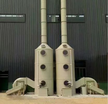 Columna de adsorción de gas de polipropileno de bomba de 65 mm para un control de olores seguro y efectivo